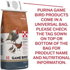 Purina Game Bird Maintenance 14% Protein Crumble Poultry Feed, 50-lb bag slide 2 of 7