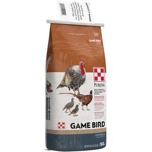 Purina Game Bird Maintenance 14% Protein Crumble Poultry Feed, 50-lb bag