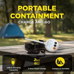 Dogtra Smart Fence Wireless App Alarm System Rechargeable Portable Virtual Containment Collar, Black slide 2 of 9