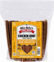 Miss Nelly's Canine Gourmet Chicken Jerky Dog Soft & Chewy Treats, 2-lb bulk bag