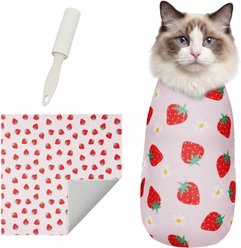 Supet Self-Adhesive Cat Wrap for Cutting Nails, Love, Large