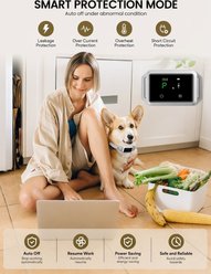 PATPET Premium Waterproof & Rechargeable Visualized Automatic Anti Bark Dog Training Collar slide 2 of 9