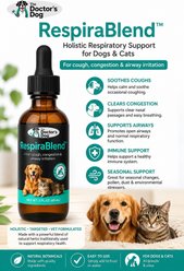 The Doctor's Dog RespiraBlend Natural Respiratory Immune Support Flavored Liquid Supplement for Dogs & Cats, 2-fl oz bottle slide 2 of 4