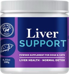 Live Well Dog Liver Support Digestive-Health Flavored Powder Supplement for Dogs & Cats, 6.35-oz jar