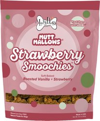 The Lazy Dog Cookie Co. Mutt Mallows Strawberry Smoochies Soft-Baked Dog Treats, 5-oz bag