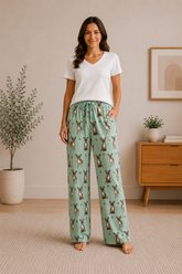 E&S PETS Chihuahua Pajama Bottoms, Teal, Medium slide 2 of 7
