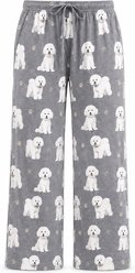 E&S PETS Bichon Frise Pajama Bottoms, Pink, Small