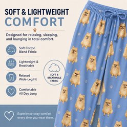 E&S PETS Pomeranian Pajama Bottoms, Pink, Small slide 2 of 7
