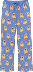E&S PETS Pomeranian Pajama Bottoms, Pink, Small