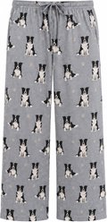 E&S PETS Border Collie Pajama Bottoms, Light Blue, X-Large