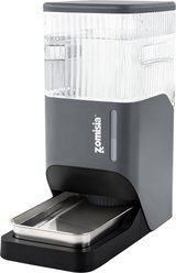 ZOMISIA Automatic 100% BPA Free Dog Water Dispenser with Stainless Steel Bowl, Cool Grey, 11-L