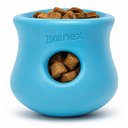 West Paw Zogoflex Toppl Tough Treat Dispensing Dog Chew Toy, Aqua Blue, Large