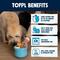 Show in main carousel: West Paw Zogoflex Toppl Tough Treat Dispensing Dog Chew Toy, Aqua Blue, Large slide 4 of 10