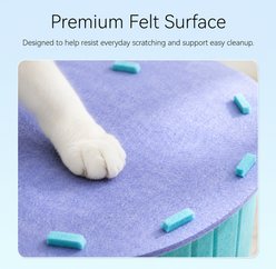 NonoPets 3-in-1 Play Maze Hideaway S-Shaped Felt Multi-Functional Interactive Covered Dog & Cat Bed, Multicolor slide 2 of 8