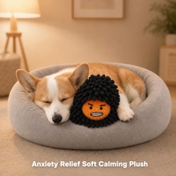 SOLOWINNER Electric Bouncing Automatic Squeaky Interactive Moving Black Monster Plush Dog & Cat Toy slide 2 of 7