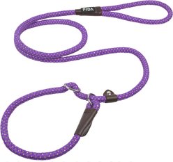FIDA Rope Slip Training Dog Leash, 6-ft long, 1/2-in wide, Purple