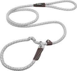 FIDA Rope Slip Training Dog Leash, 6-ft long, 1/2-in wide, Grey