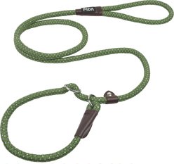 FIDA Rope Slip Training Dog Leash, 6-ft long, 1/2-in wide, Green