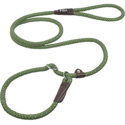 FIDA FIDA Rope Slip Training Dog Leash, 6-ft long, 1/2-in wide, Green