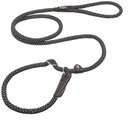 FIDA Rope Slip Training Dog Leash, 6-ft long, 1/2-in wide, Black