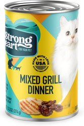 A Strong Heart Mixed Grill Dinner Pate Wet Cat Food, 13.2-oz can, case of 12