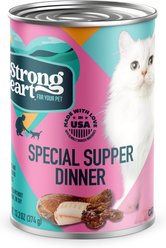 A Strong Heart Special Supper Dinner Pate Wet Cat Food, 13.2-oz can, case of 12