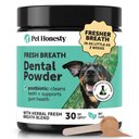 Pet Honesty Fresh Breath Freshener Mint Flavored Dental Powder for Dogs, 5.29-oz jar