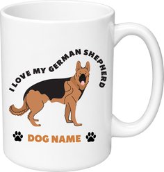 Pavilion I Love My German Shepherd Coffee Mug, 15-oz, Multicolor