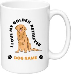 Pavilion I Love My Golden Retriever Coffee Mug, 15-oz, Multicolor