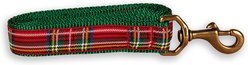 Belted Cow Company Tartan Plaid Ribbon Dog Leash, 6-ft long, 1-in wide