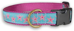 Belted Cow Company Starfish Ribbon Dog Collar, Large: 22 to 26-in neck, 1-in wide