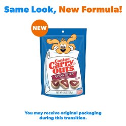 Canine Carry Outs Steak Bites Beef Flavor Dog Treats, 4.5-oz bag slide 2 of 8