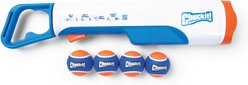 Chuckit! Ultra Cannon Chasers Dog Toy with 4 Balls, Multicolor, Large: 24-in