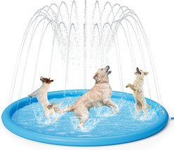 Pecute Splash Pad Dog Pool, Blue, XX-Large