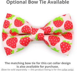 Made By Cleo Strawberry Patch Cat Collar, 8 to 13-in neck slide 2 of 4