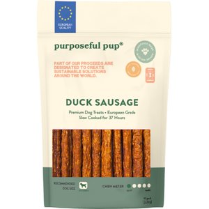 PURPOSEFUL PUP Grain-Free Rabbit Sausage Soft & Chewy Dog Treats