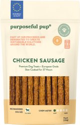 Purposeful Pup Grain-Free Chicken Sausage Soft & Chewy Dog Treats, 10 count