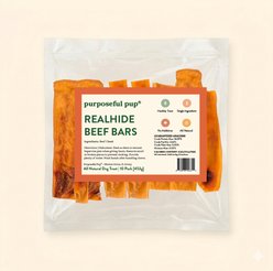 Purposeful Pup RealHide Beef Bars Natural Dog Chew, 10 count slide 1 of 5