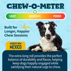 HOTSPOT PETS Rawhide-Free 12-inch Peanut Butter & Rice Recipe Roll Hard Chew Dog Treats, 8 count slide 2 of 8