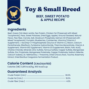 Solid Gold Toy & Small Breed Grain-Free Real Beef, Sweet Potato & Apple Dry Dog Food, 11-lb bag
