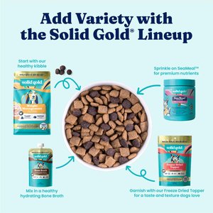 Solid Gold NutrientBoost Chicken & Sweet Potato Weight Control Gut Health Grain-Free Dry Dog Food for Medium & Large Dogs, 22-lb bag