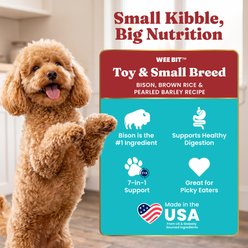 Solid Gold NutrientBoost Bison & Brown Rice Toy & Small Breed Gut Health Whole Grain Dry Dog Food, 11-lb bag slide 2 of 9