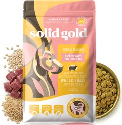 Solid Gold Real Lamb, Brown Rice & Pearled Barley Whole Grain Recipe Dry Dog Food for Medium & Large Dogs, 24-lb bag