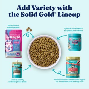 Solid Gold Toy & Small Breed Grain-Free Real Beef, Sweet Potato & Apple Dry Dog Food, 11-lb bag