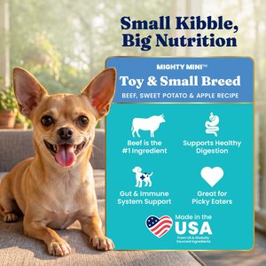 Solid Gold Toy & Small Breed Grain-Free Real Beef, Sweet Potato & Apple Dry Dog Food, 11-lb bag