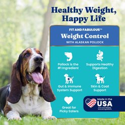 Solid Gold Weight Control Low-Fat & Low-Calorie Whole Grain Recipe Alaskan Pollock Dry Dog Food for Medium & Large Dogs, 24-lb bag slide 2 of 9