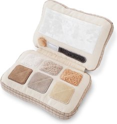 Lambwolf Eyeshadow Palette Squeaky Plush Dog Toy, Beige, 6-in