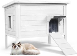 IVY&LANE 27.1-in Outdoor Cat House, White