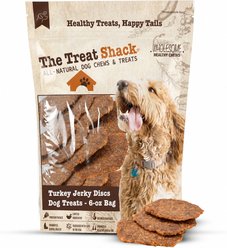 The Treat Shack Limited Ingredient High Protein Turkey Jerky Discs Dog Treats, 6-oz bag