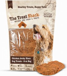 The Treat Shack Limited Ingredient High Protein Chicken Jerky Discs Dog Treats, 6-oz bag